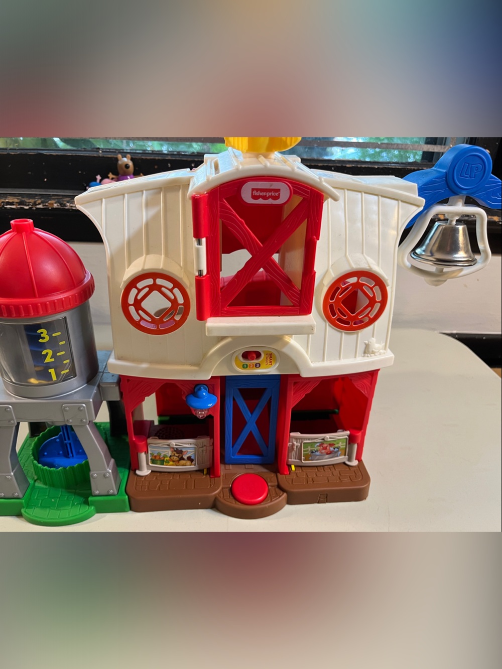 Fisher-Price Little People Red, White, Blue & Green Barn Playset
